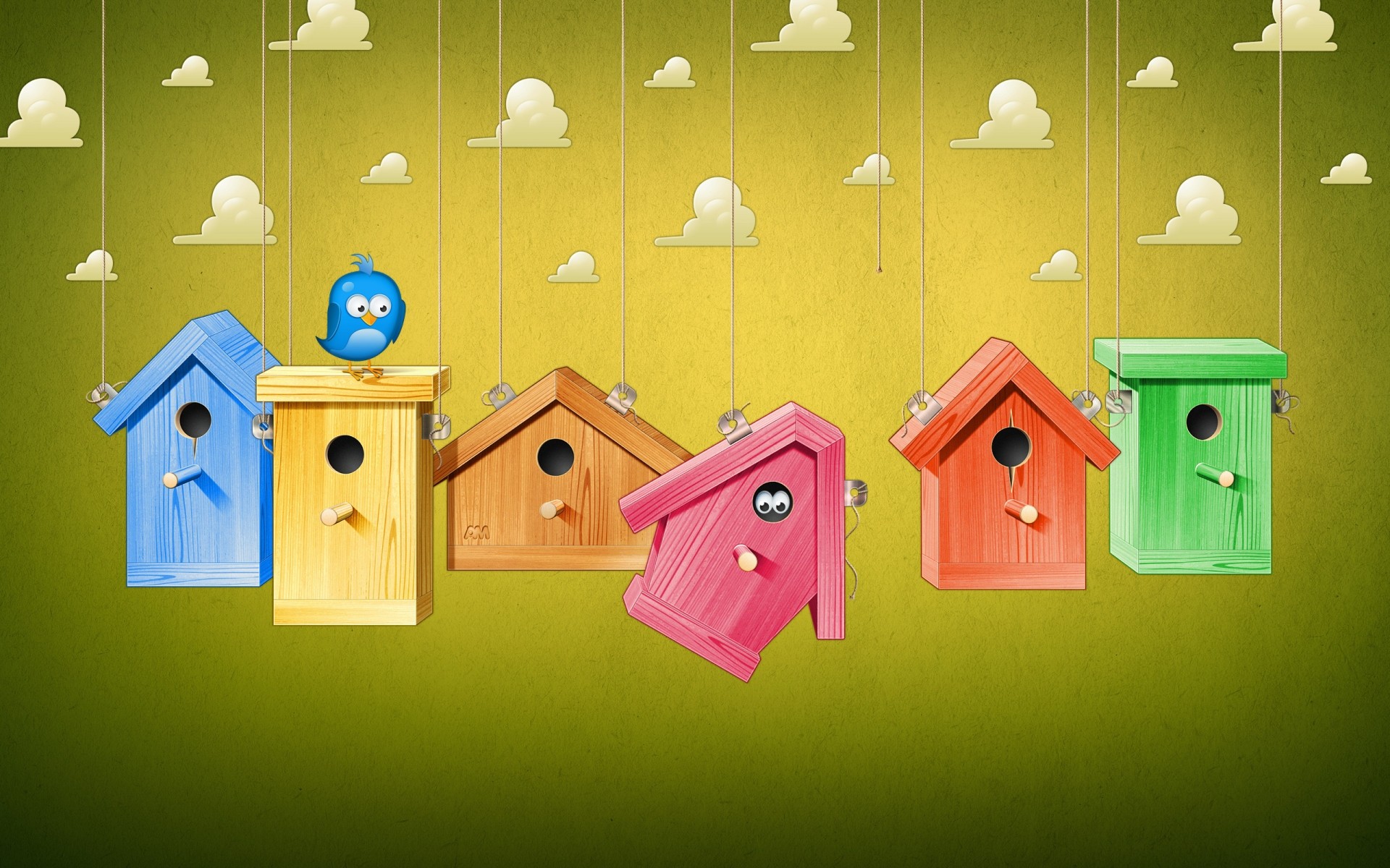 family house door wood birdhouse box room illustration bird houses