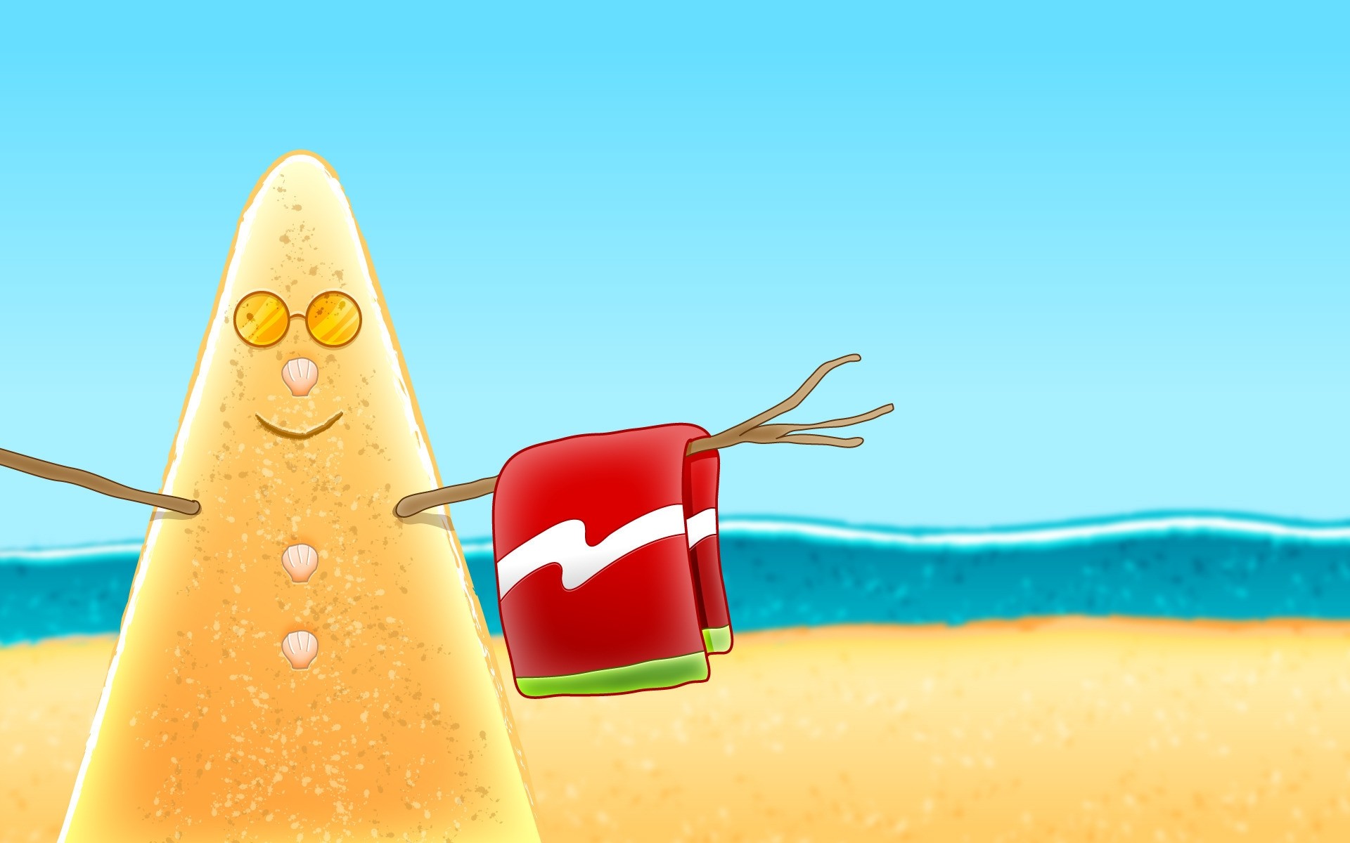 summer travel vacation sky sunny smile beach