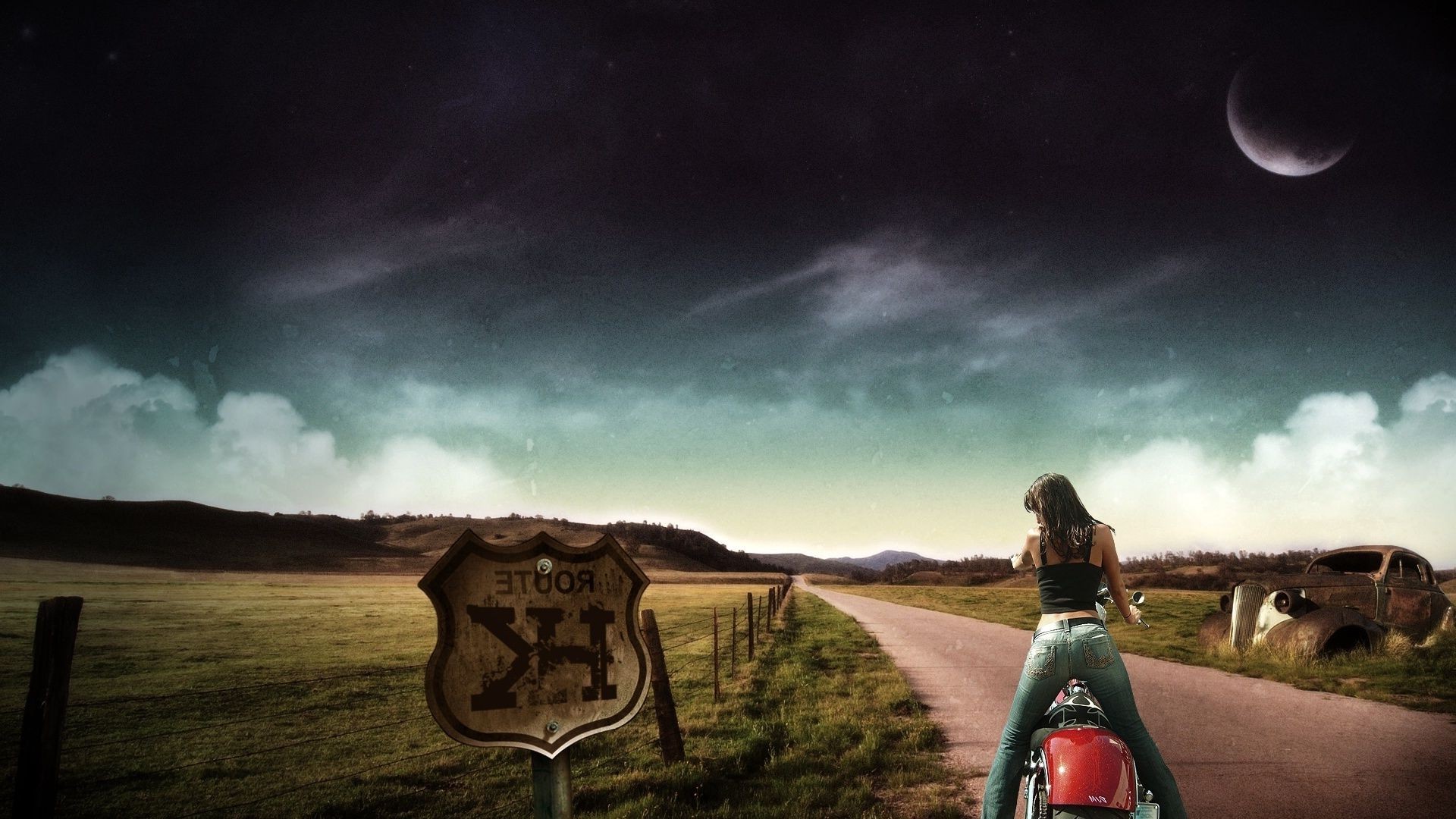 landscape sunset travel sky outdoors vehicle road daylight grass storm light transportation system dawn cropland countryside