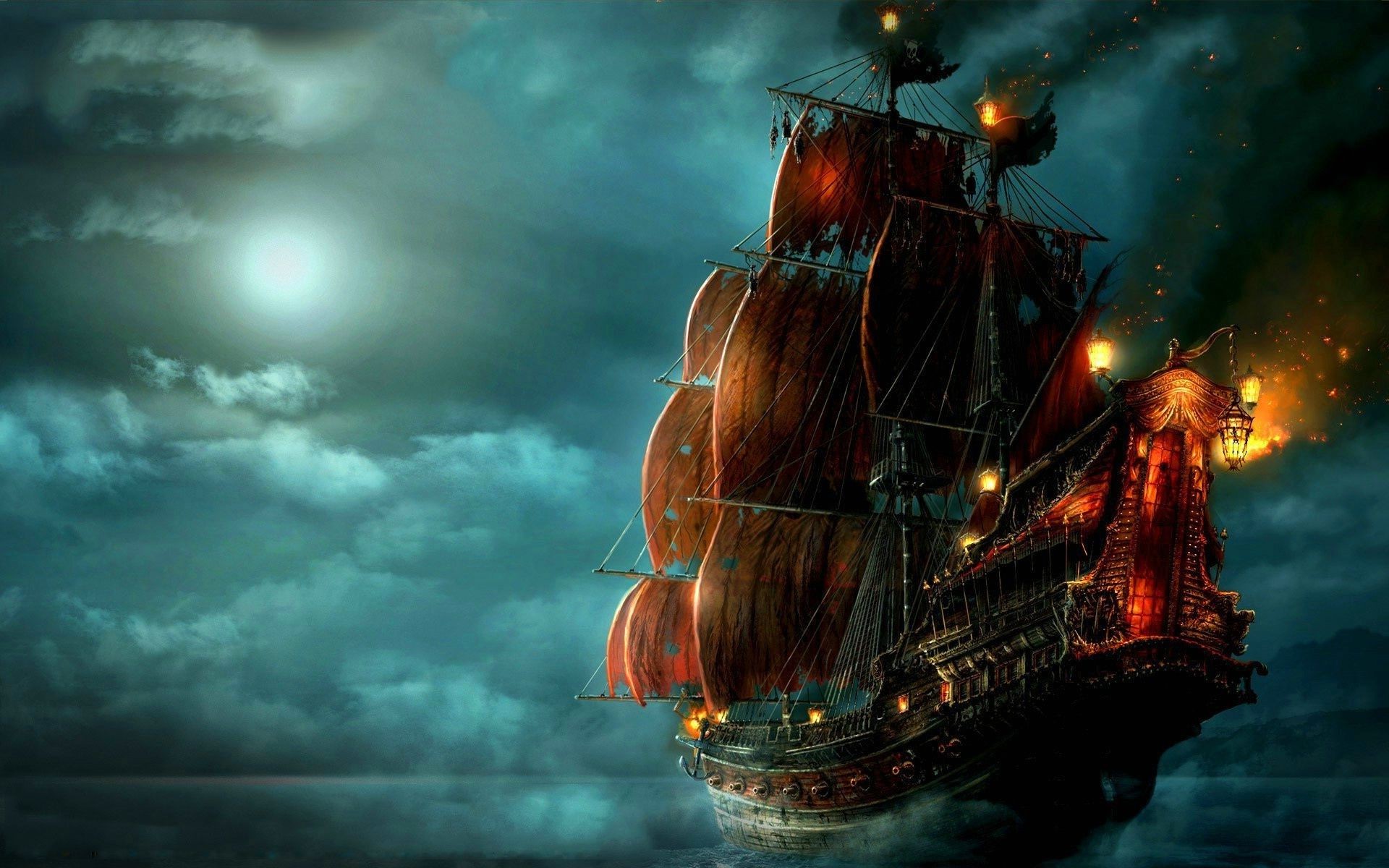 abstract and graphics water sky travel evening sea