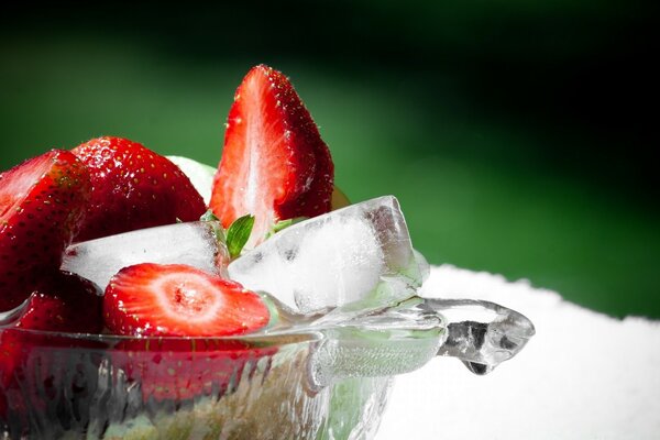 Sweet food, berry - strawberry