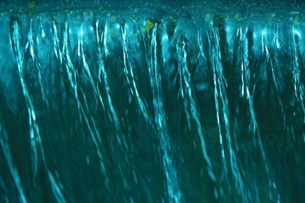 Blue flowing infinity and peace