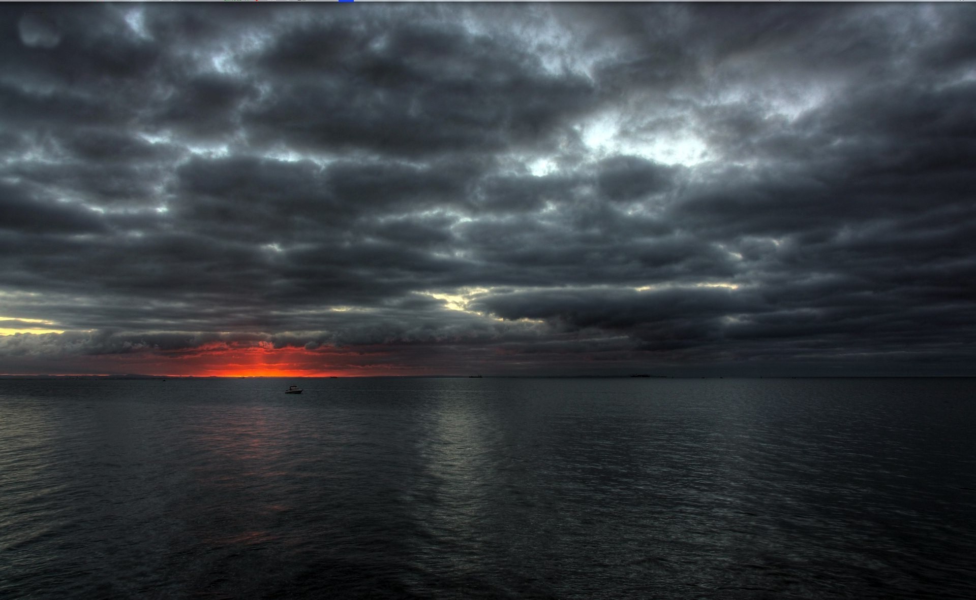 sunset water storm evening dusk dawn sky sun sea ocean rain dramatic landscape seascape beach