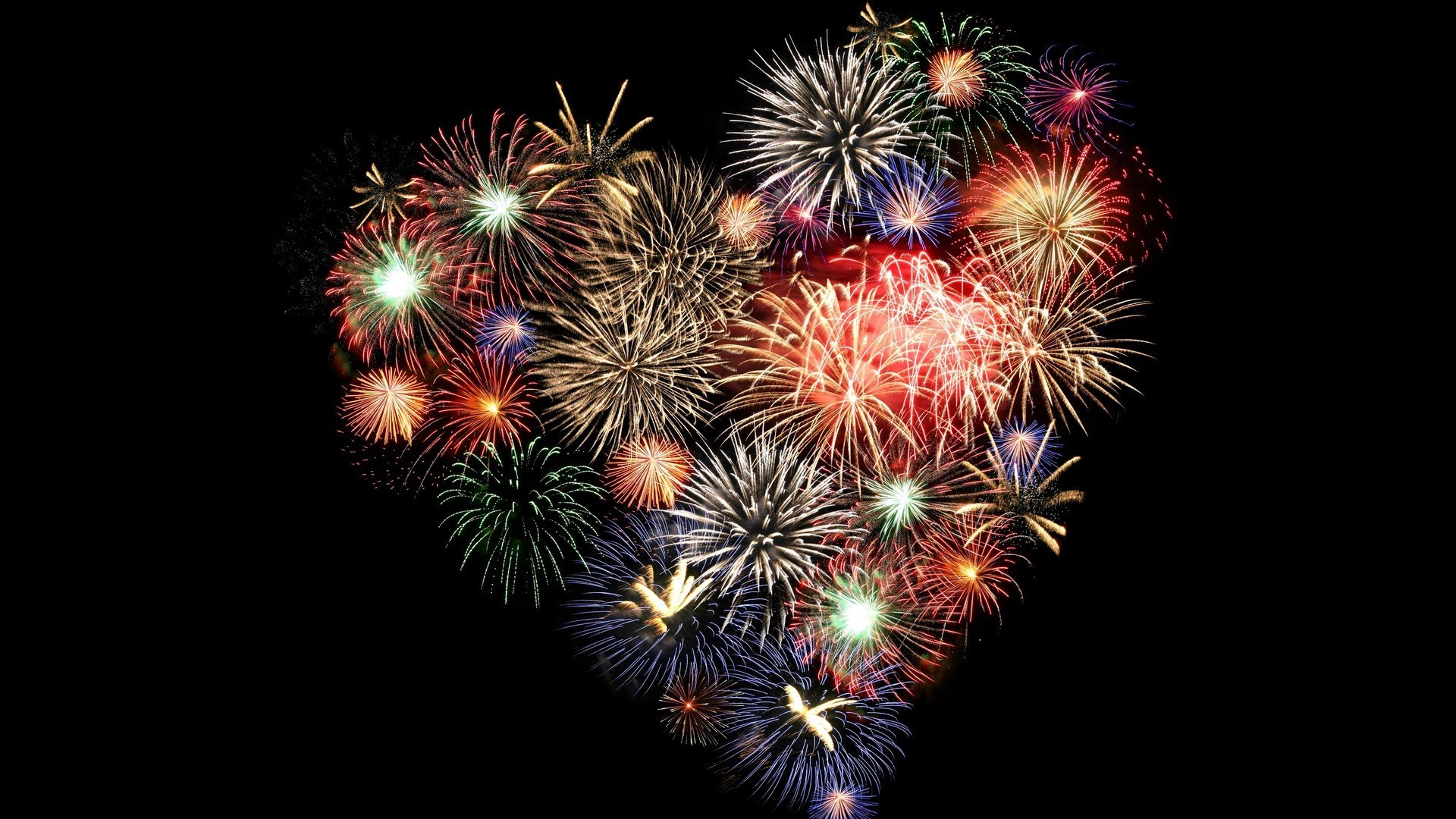 christmas celebration fireworks desktop festival color bright decoration abstract