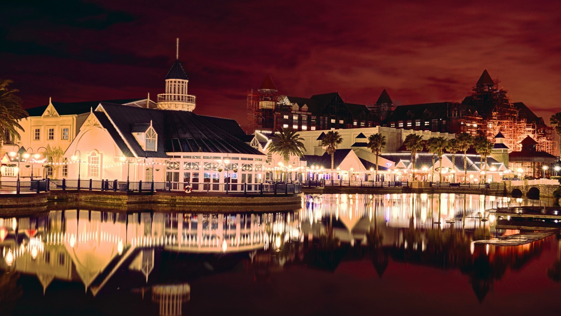 travel water architecture evening sunset dusk outdoors sky building city reflection dawn tourism river