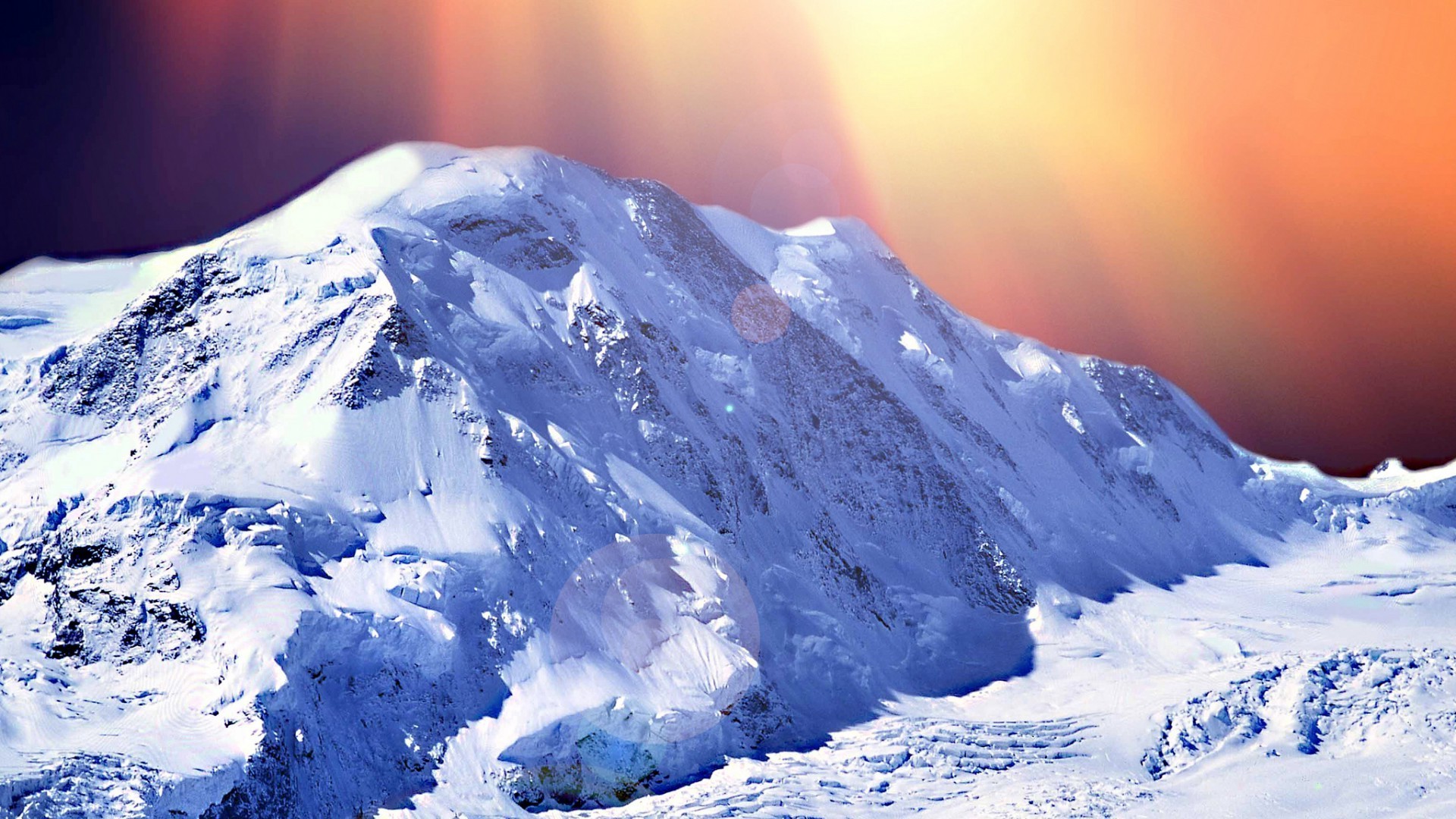 snow winter ice cold mountain glacier climb travel daylight