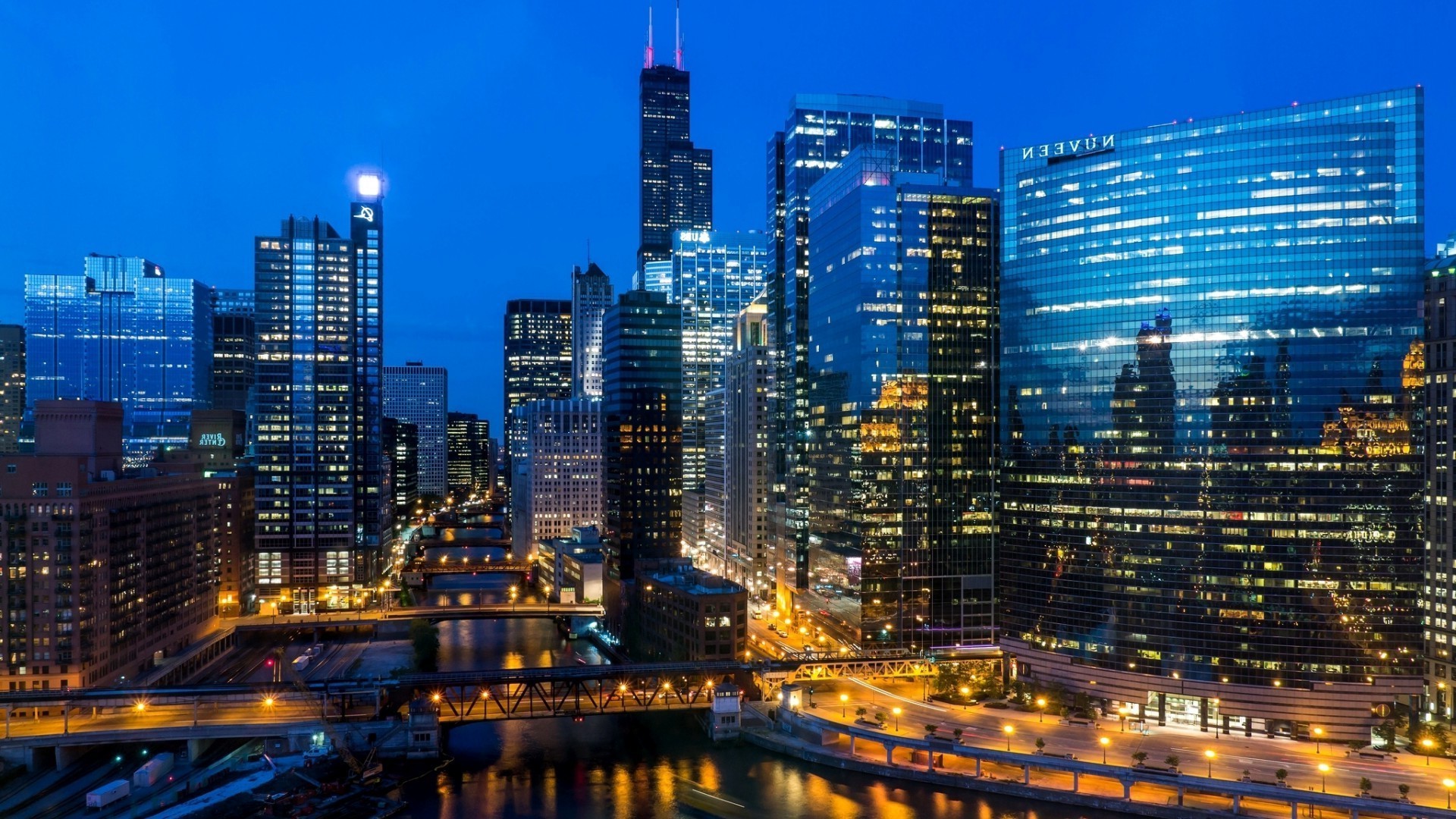 skyscraper city downtown cityscape architecture dusk skyline building office illuminated business traffic travel modern evening tower sky urban finance