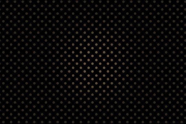 Retro design. Flowers on a black background